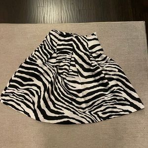Express Zebra skirt